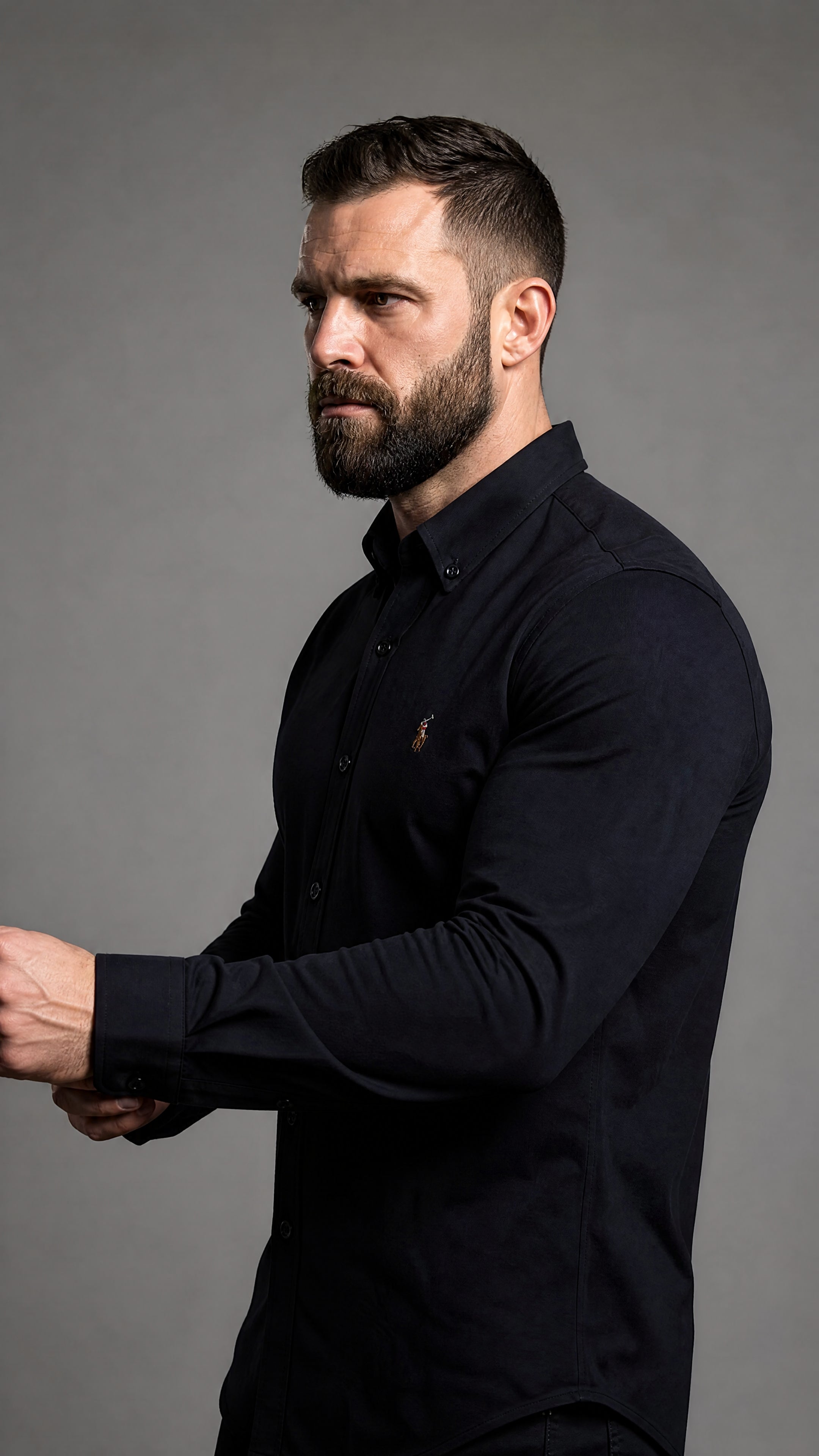Camisa Social Manga Longa RL- T/ Oxford