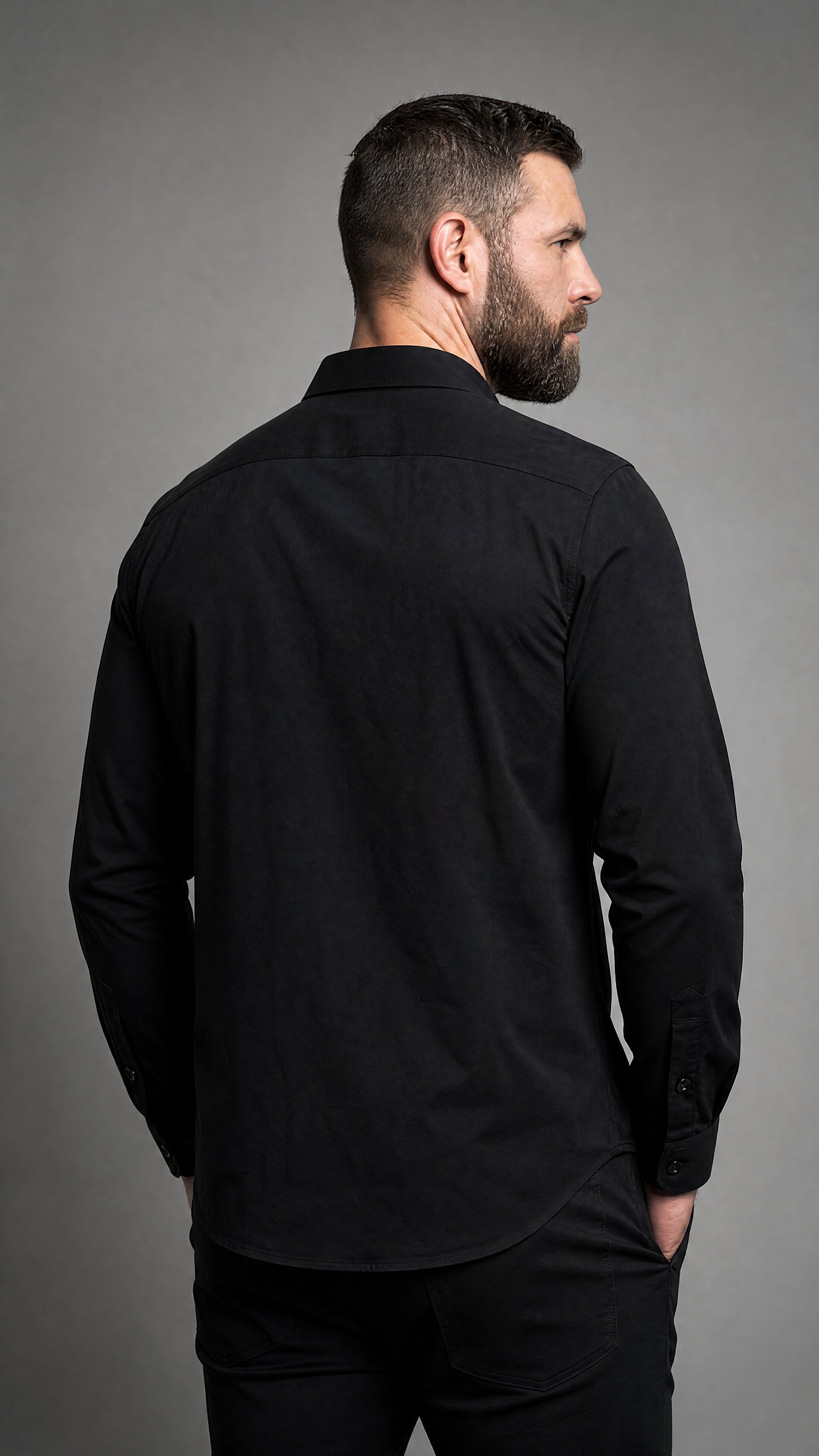 Camisa Social Manga Longa RL- T/ Oxford