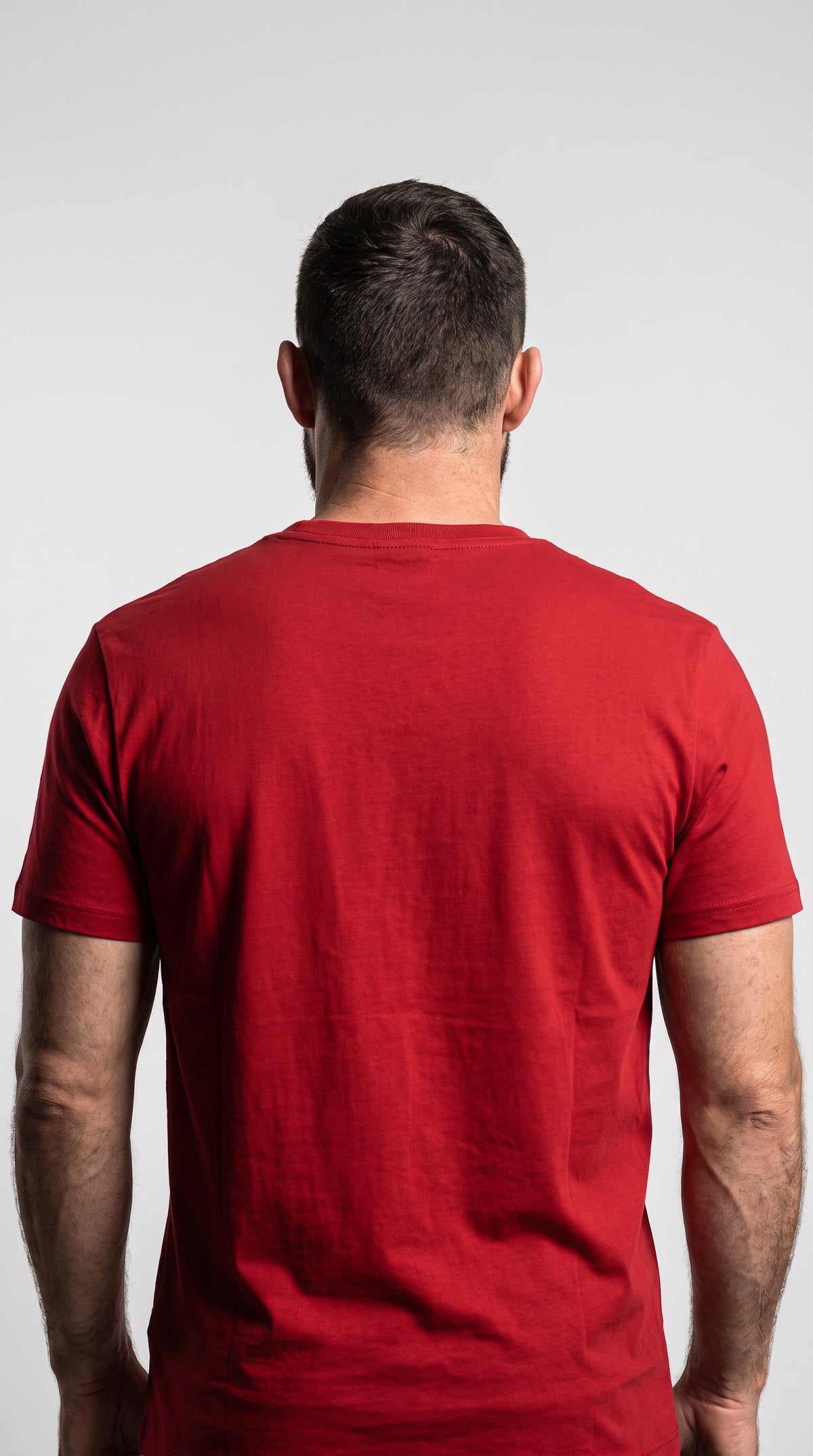Camiseta Tommy Jeans Bordô Icon - Logo Central