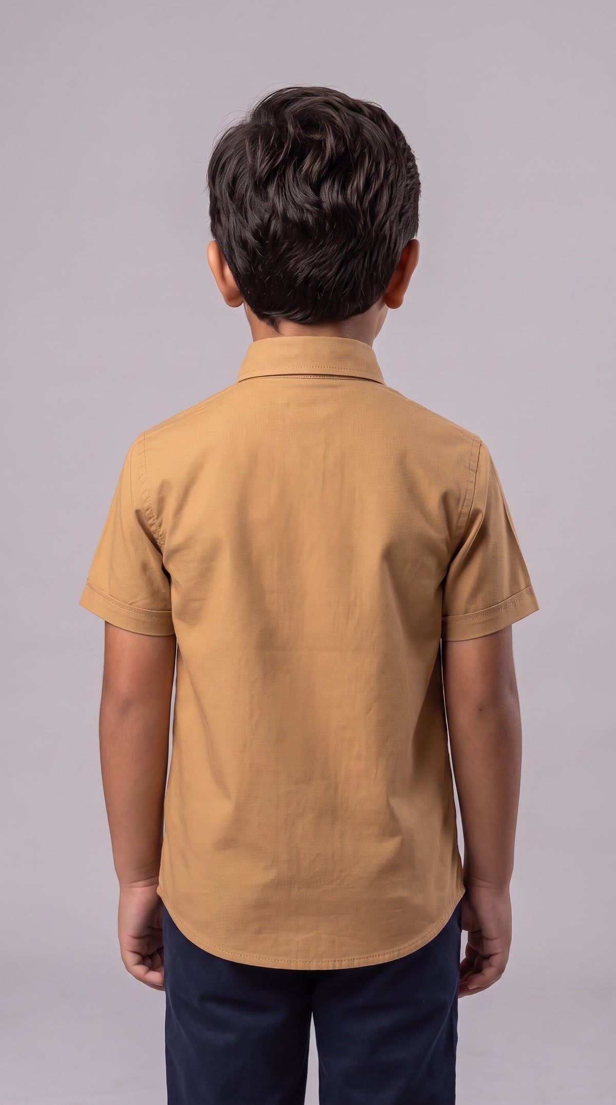 Camisa Social Sarja INFANTIL - RL | Marrom