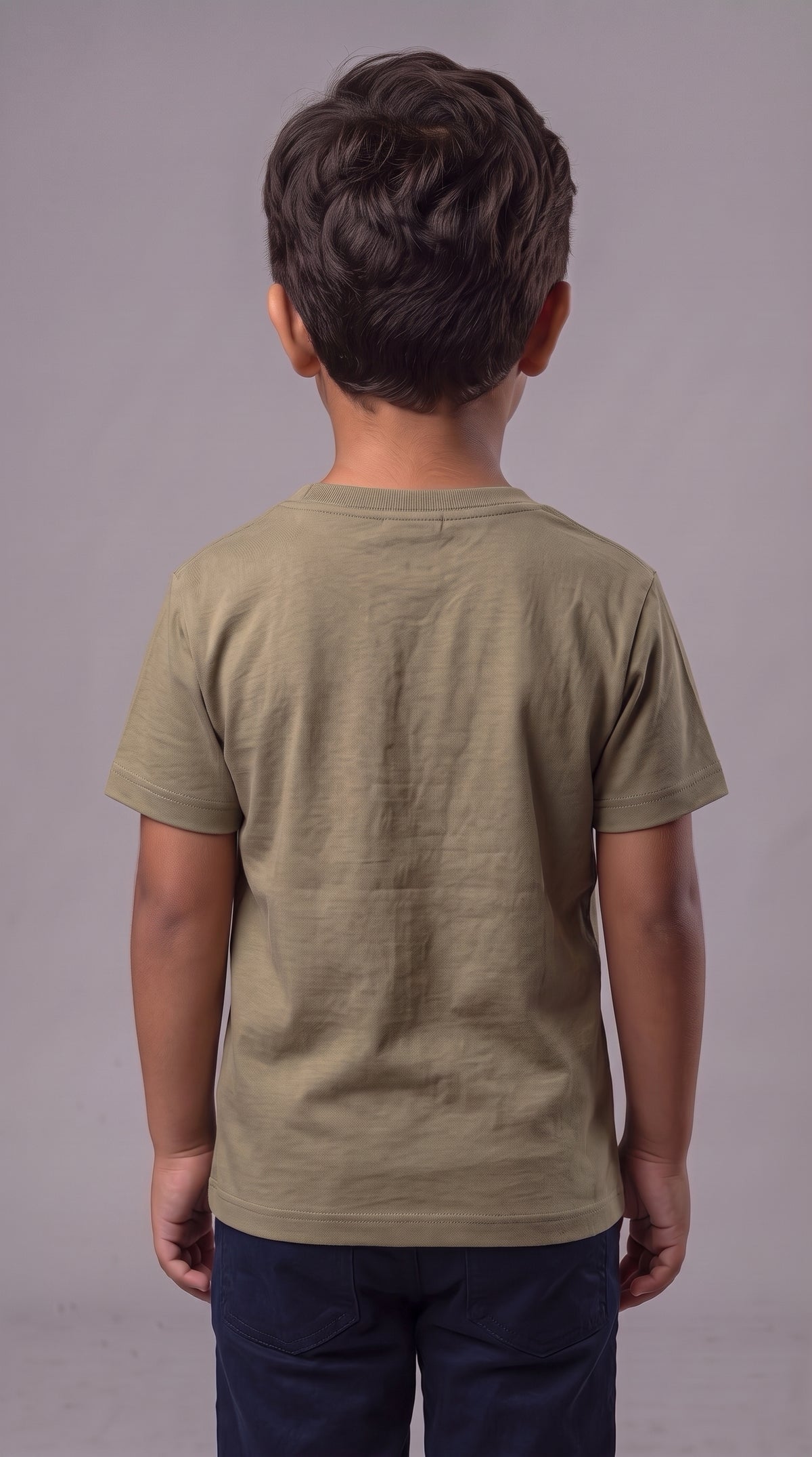 Camiseta Infantil Polo Bear Golf Club - RL Bege