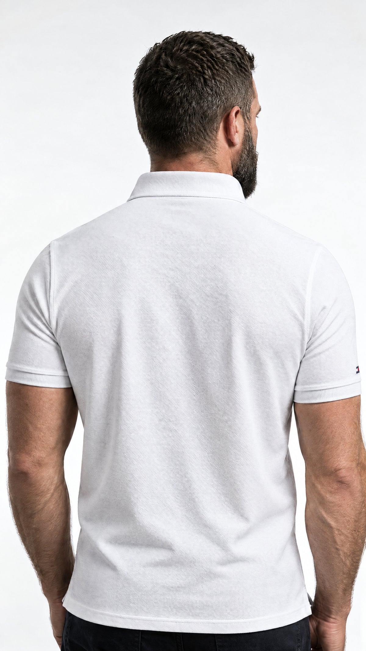Camisa Gola Polo Minimalista Tommy Hilfiger | Branca