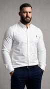 Camisa Social  Manga Longa  RL- T/ Oxford