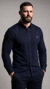 Camisa Social  Manga Longa  RL- T/ Oxford
