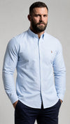 Camisa Social  Manga Longa  RL- T/ Oxford