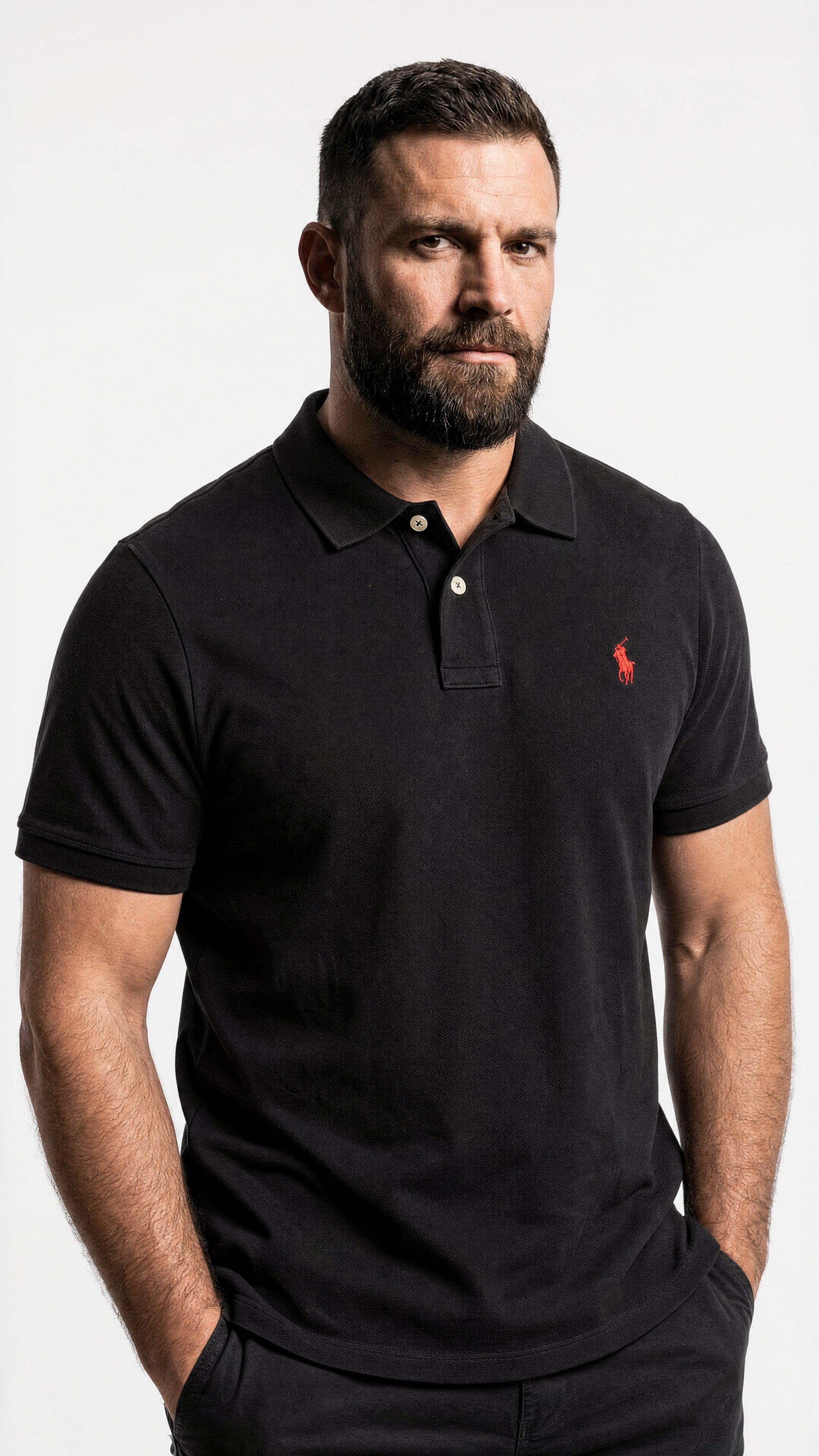 Camisa Gola Polo RL Corte Americano - Custom Fit