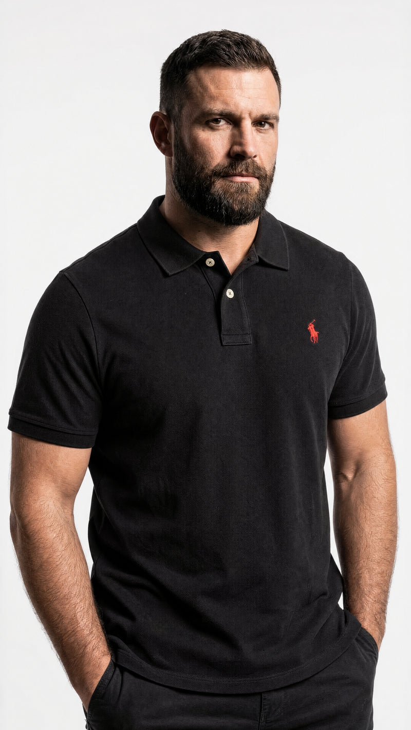 Camisa Gola Polo RL Corte Americano - Custom Fit