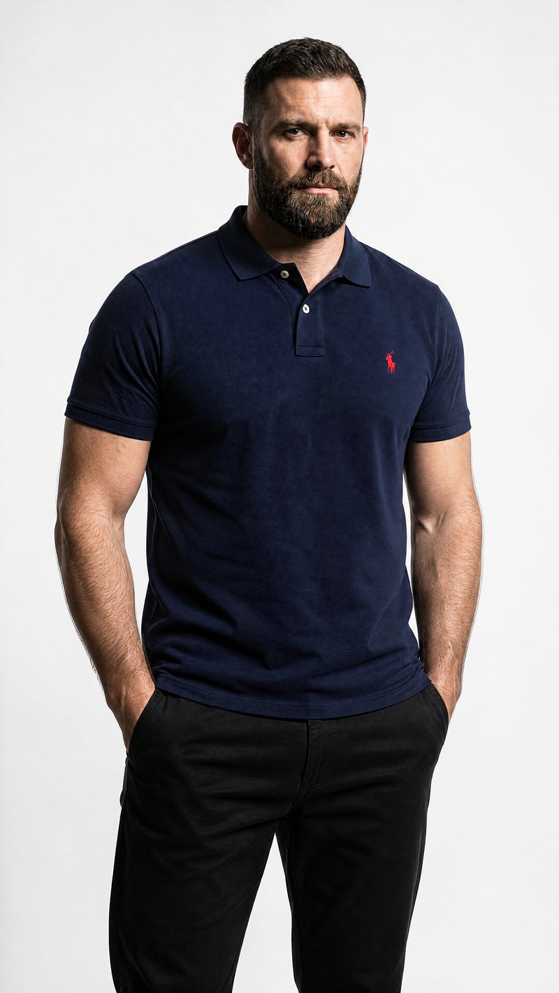 Camisa Gola Polo RL Corte Americano - Custom Fit