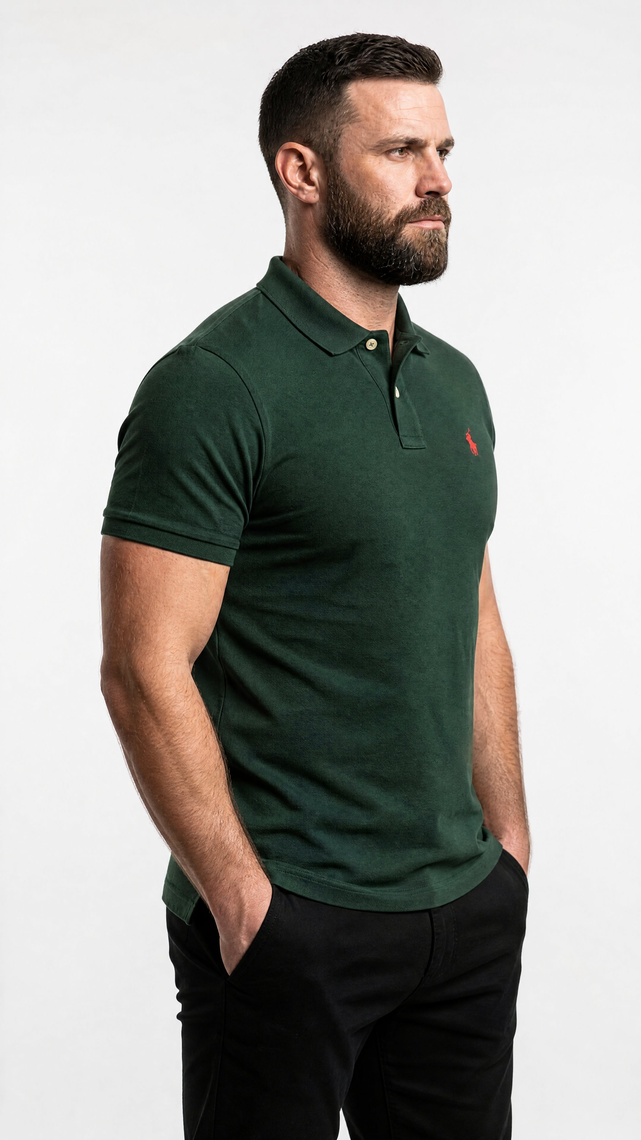 Combo 03 Camisas Gola Polo RL- Corte Americano