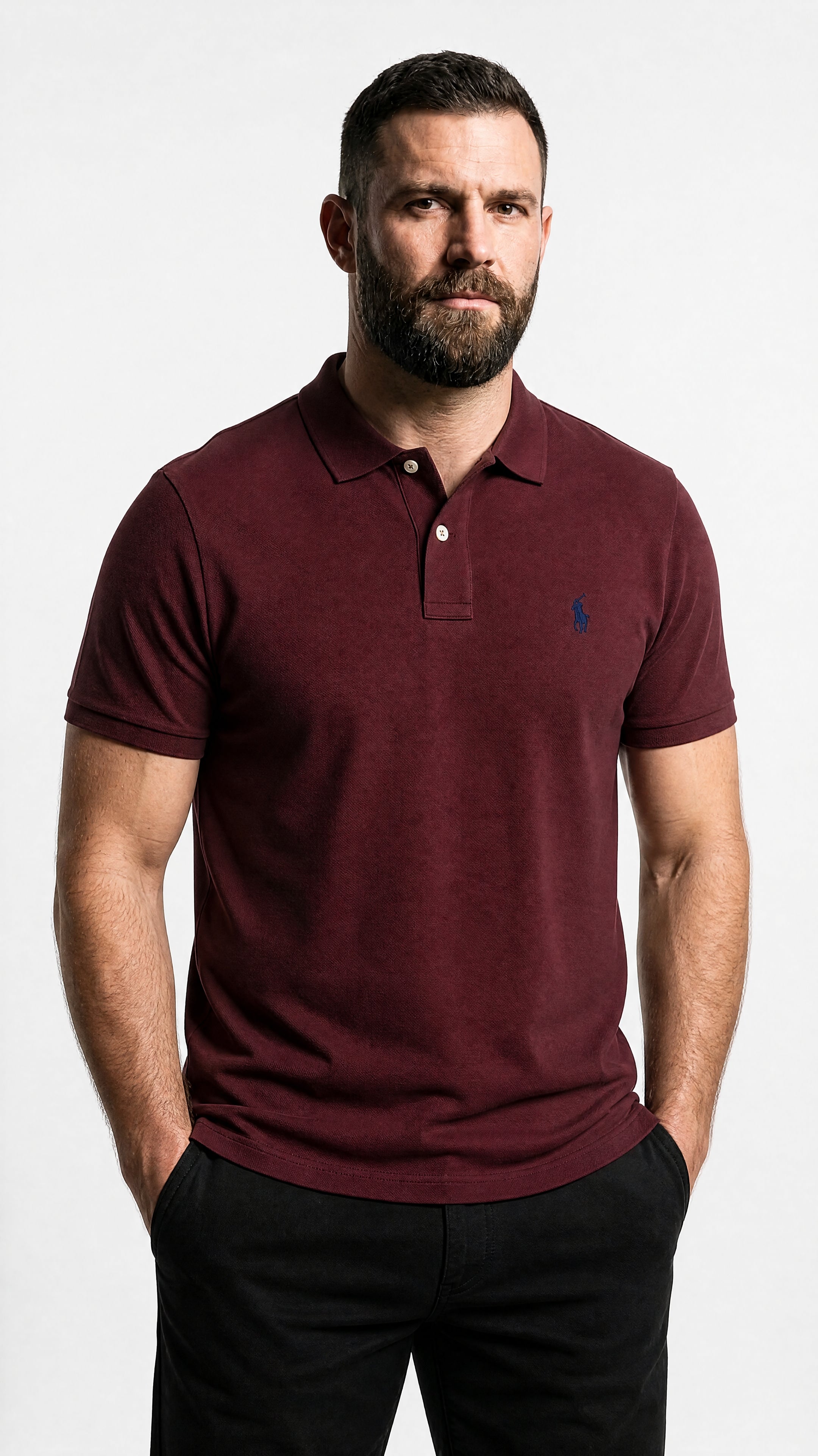 Camisa Gola Polo RL Corte Americano - Custom Fit