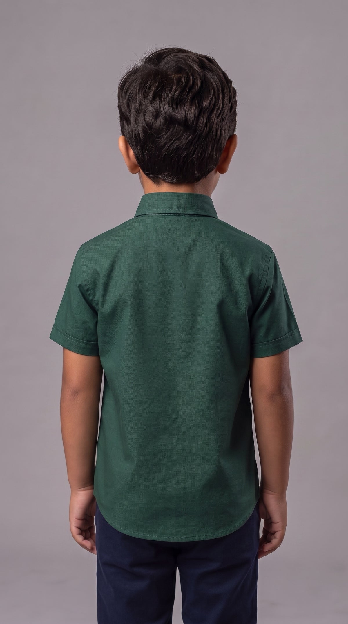 Camisa Social Sarja INFANTIL - RL | Verde Militar