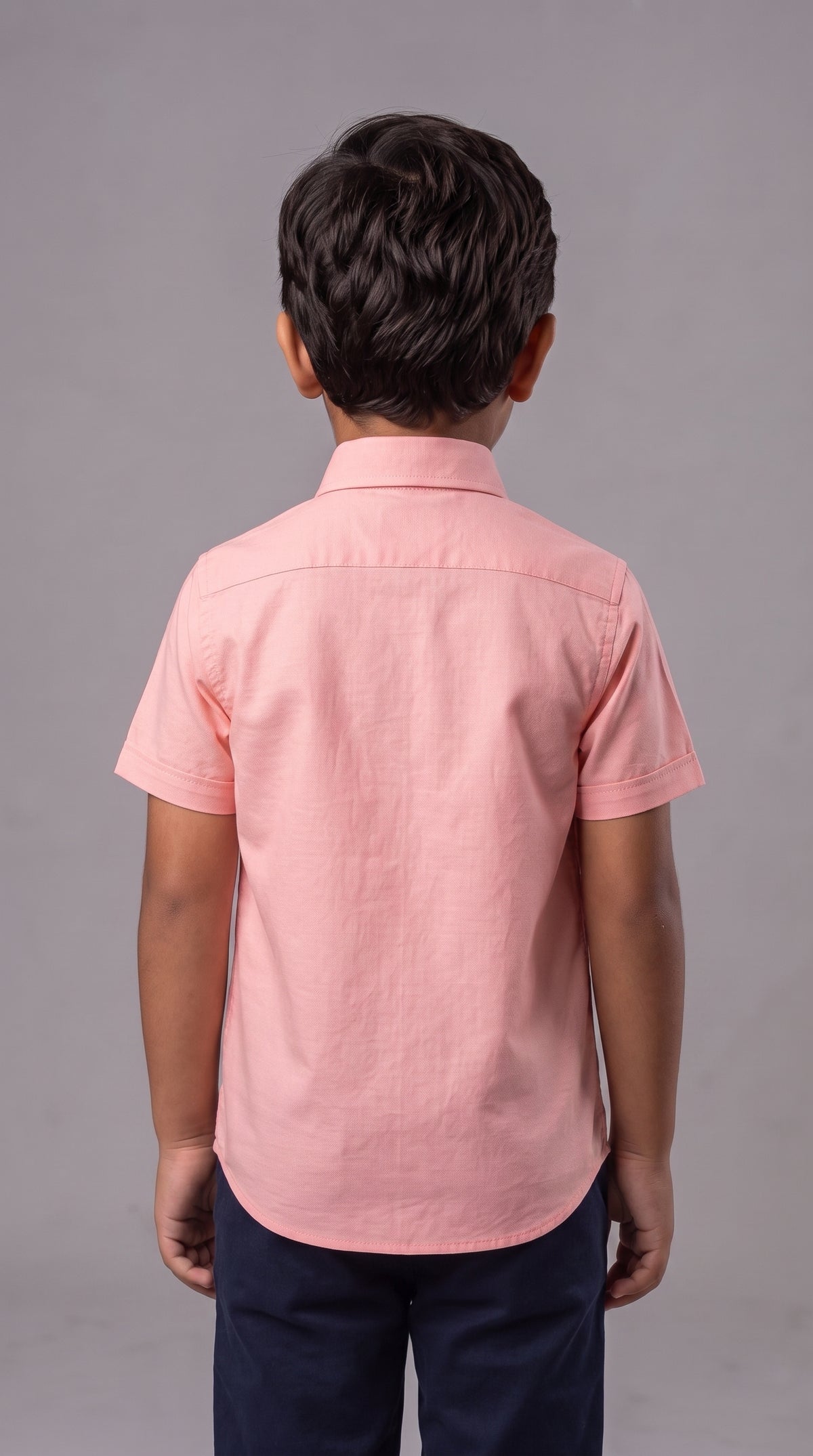 Camisa Social Sarja INFANTIL - RL | Salmão