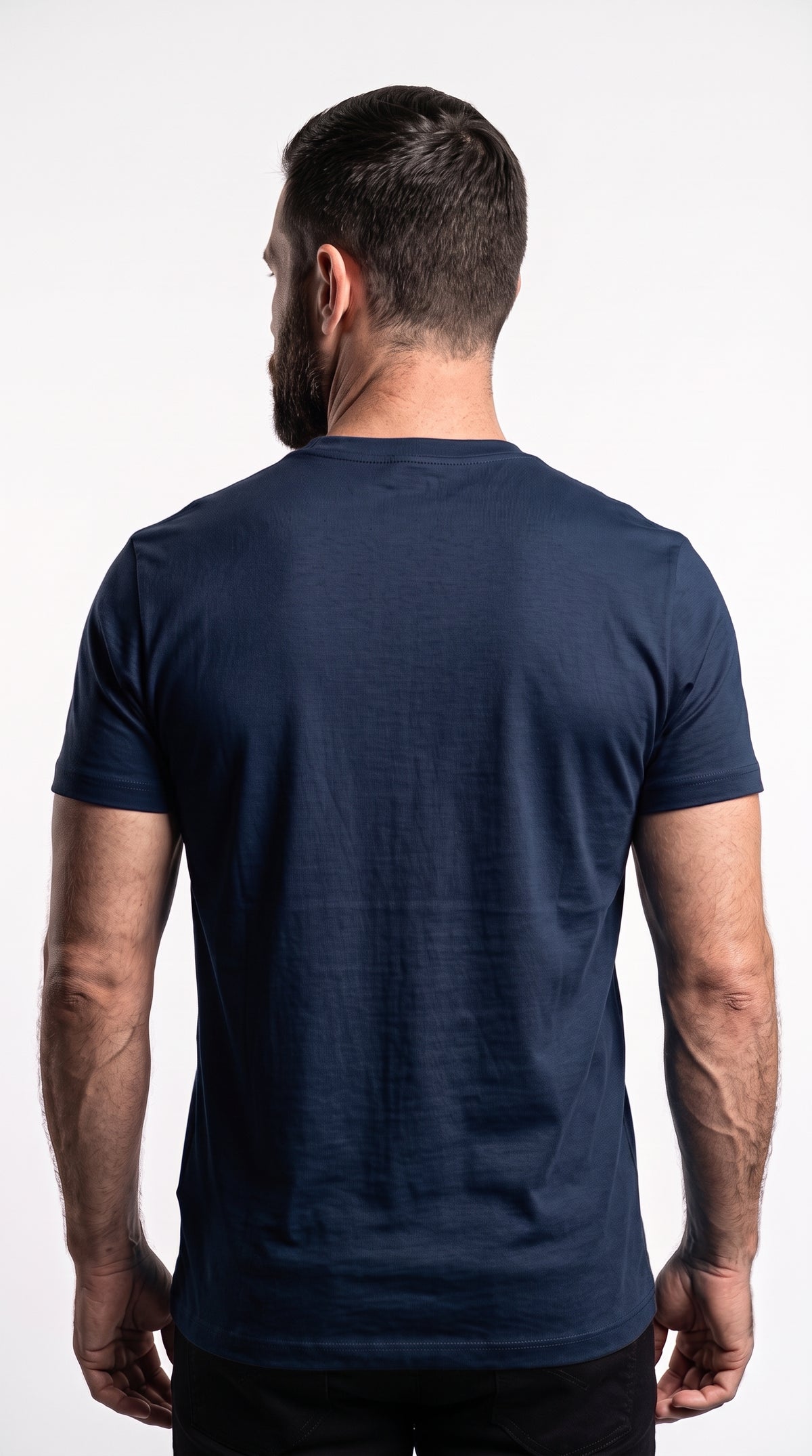 Camiseta Azul Marinho Croc - Jacaré Tonal Premium