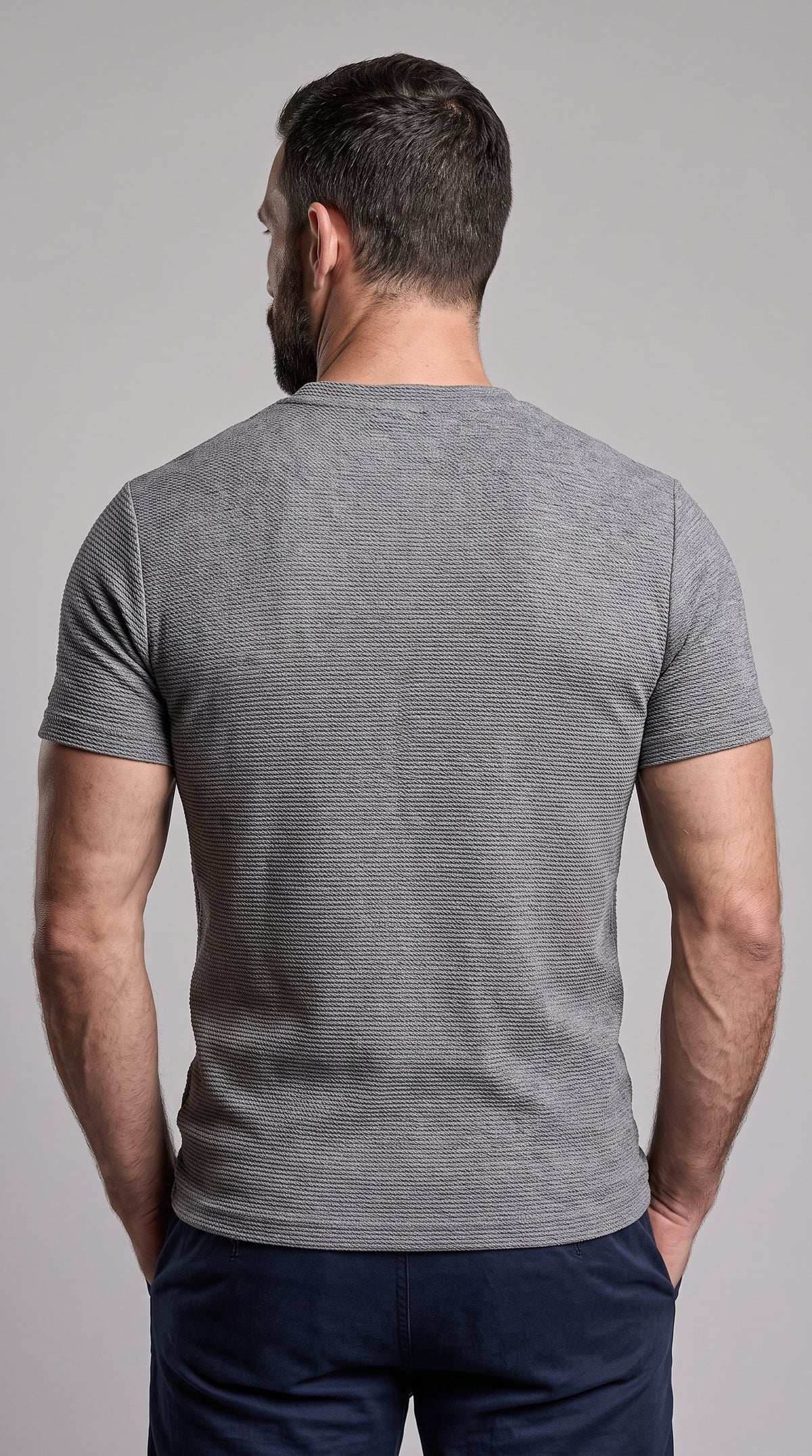 Camiseta Tech Flow Texturizada - Cinza