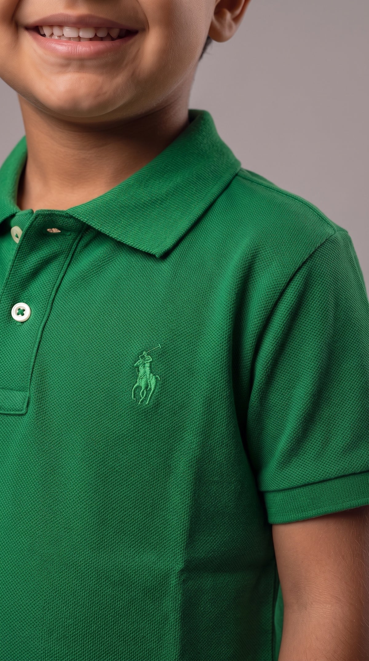 Camisa Polo INFANTIL - RL | Verde |