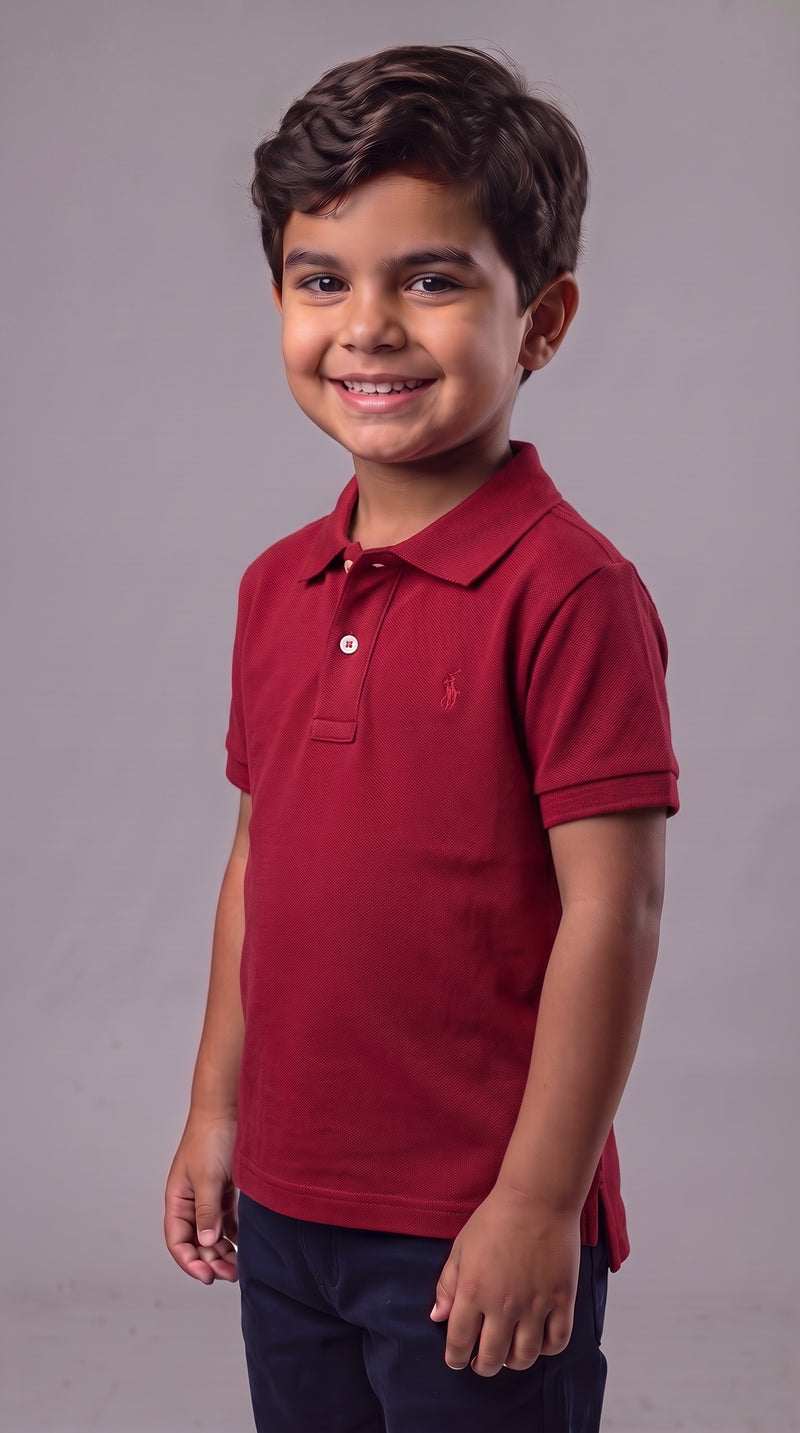 Camisa Polo INFANTIL - RL | Vermelha |