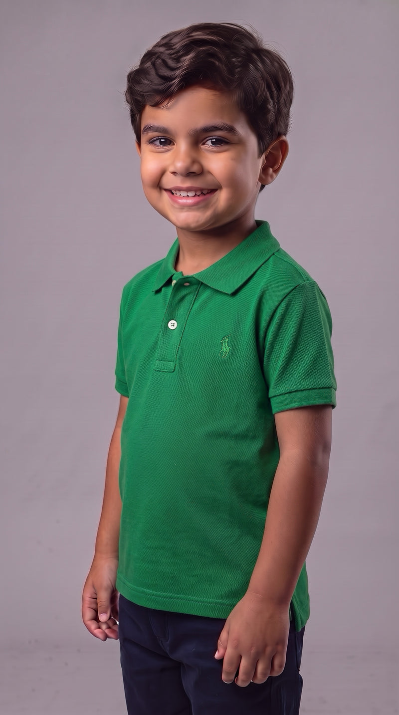 Camisa Polo INFANTIL - RL | Verde |