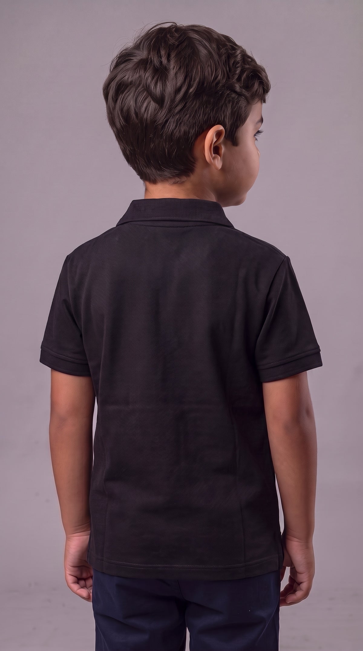 Camisa Polo INFANTIL - RL | Preta |