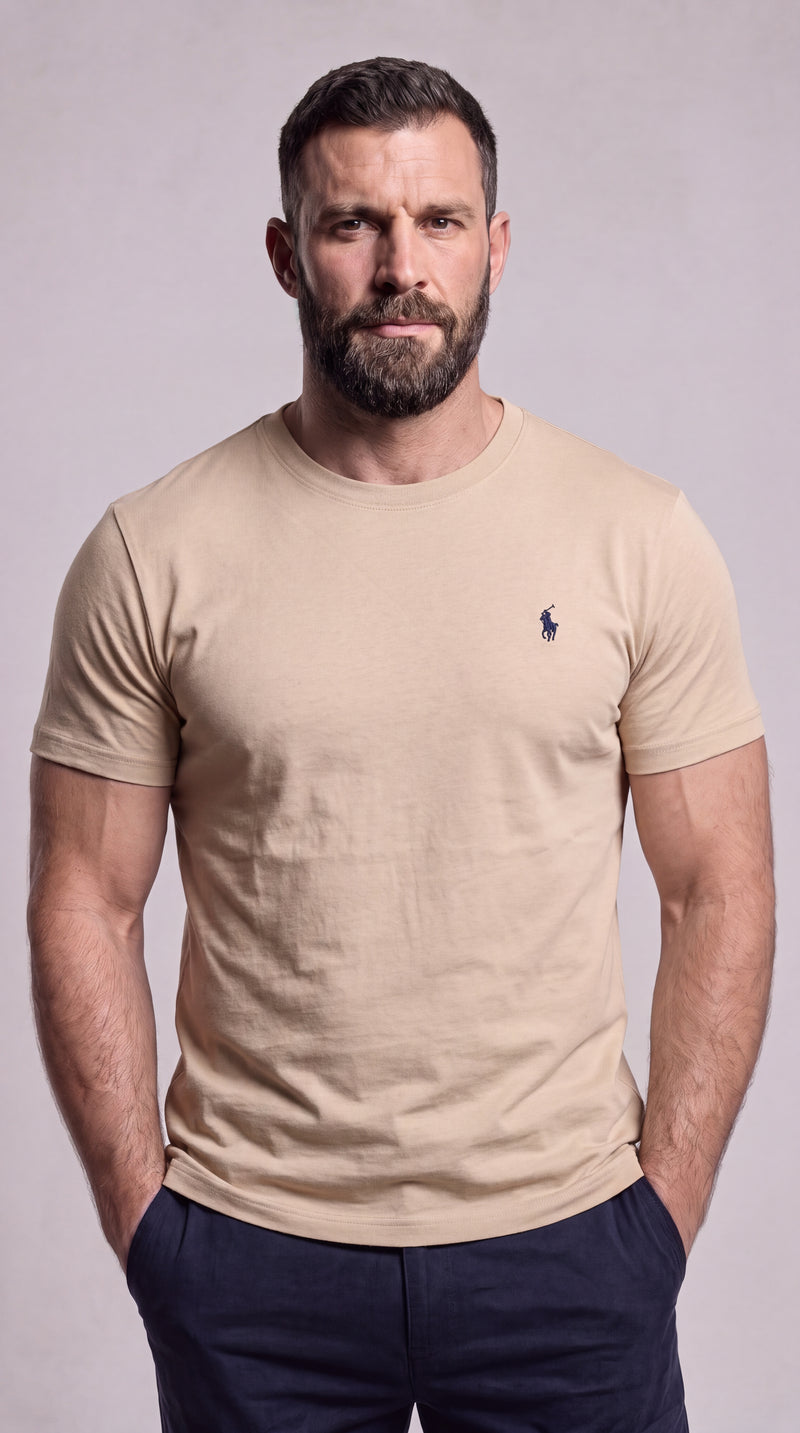 Camiseta RL Icon Classic - Bege/Areia