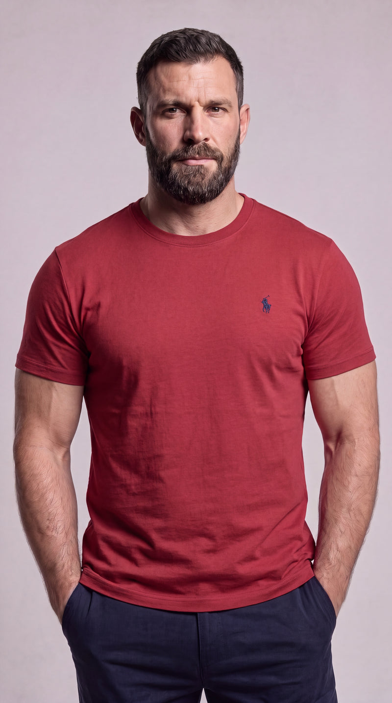 Camiseta RL Icon Classic - Bordô